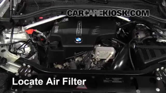 2013 BMW X3 xDrive28i 2.0L 4 Cyl. Turbo Filtro de aire (motor) Cambio